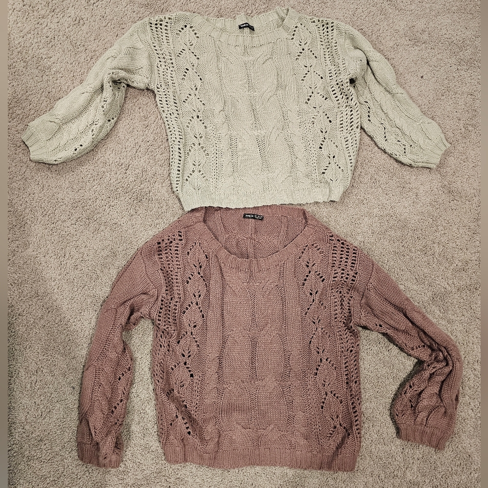 Bundle of 2 SHEIN Size Small Sweaters